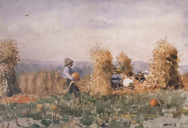 Winslow Homer Pumpkin Patch (mk44)